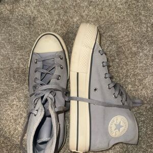 Converse Light gray blue swade High-Top Sneakers